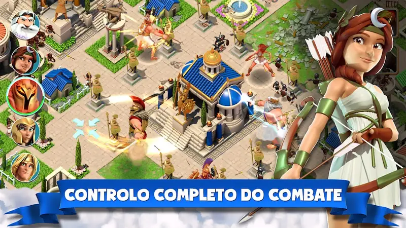 Captura de tela de Deuses do Olimpo